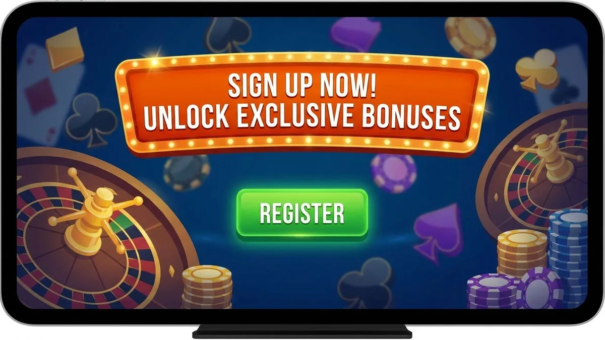 Mit Bonus registrieren